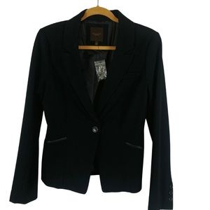 THE LIMITED Black blazer with silk pocket detail. ACCEPTING OFFERS!